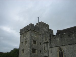 This part of the castle is reputed to be haunted