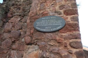 Exeter city walls date beck to Roman times