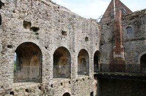 The upstairs passageway