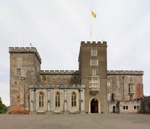 Castle from courtyard