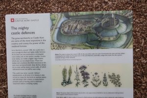 English Heritage information board