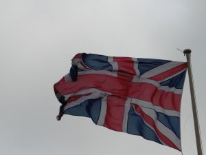 A flag at the castle