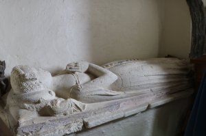 A Maliphant family effigy in the chapel