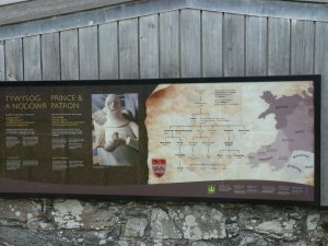 Info board on the Welsh princes