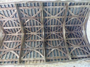 Detail of the timber roof
