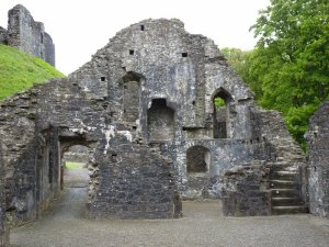 The remains of the great hall