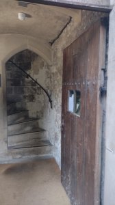 The entrance & stair case
