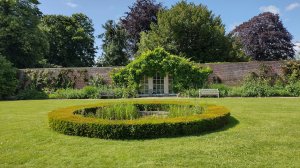 Detail of the immaculate garden