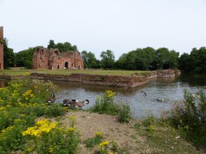 Views from the moat-side walk