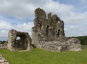 The remains of the keep