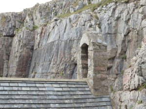 The roof, with the now empty belfry