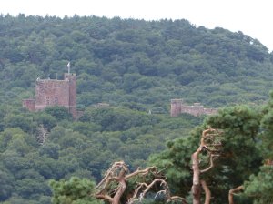 Looking across to Peckforton Castle from the inner ward