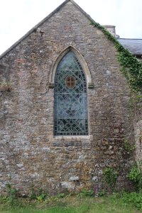 The window of St. Illtud's Church