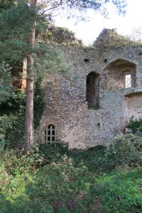 The ruins of the north east tower