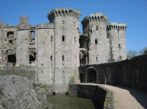 The castle moat