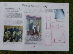 Information board from the priory
