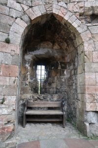 Inside the castle keep