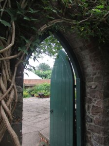 Door to the walled garden