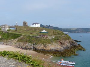 View of the castle, bandstand and museum (far left of the picture)