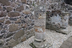 The columns which signified this was a high status building