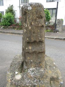 Remains of the medieval cross