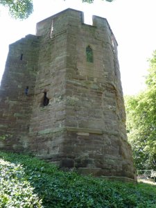The north west tower from the back