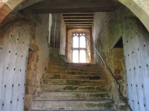 The stairs to the refectory