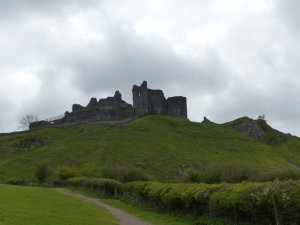 First glimpse of the castle 