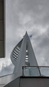 Looking up from ground level