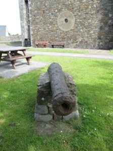 Cannon in the grounds