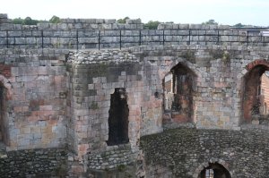 Looking across from the wall walk