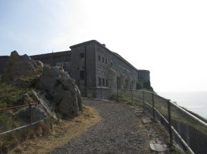 The approach to the fort