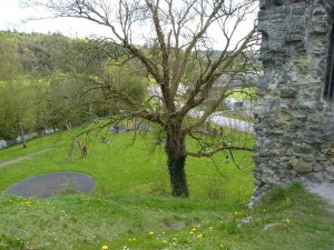 View of the children's play area below
