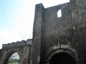 The castle entrance