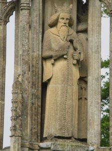Detail of Edward III from the High Cross