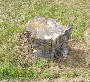 The remains of a column