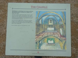 From the days of the Bishops of Salisbury- the chapel (English Heritage board)