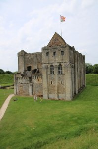 Views of the exterior of the castle...