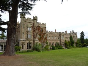 The back of the castle
