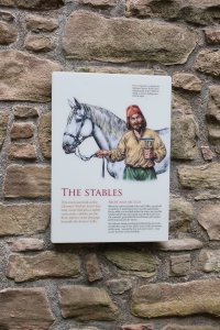 The stables were once the castle kitchen