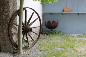 A quaint corner of the garden