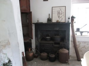 The old kitchen inside the castle