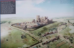 Reconstruction of Middleham Castle in the 13th century