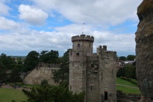 Guy's Tower and the steps up to the battlements behind
