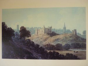 Romantic view of the castle, from picture in the museum