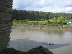 View of the River Wye from the castle