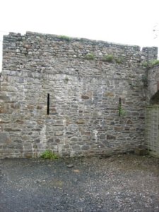 Part of the boundary wall