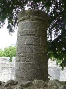 The Norman chimney at the Tudor House