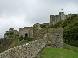 View of the battlements and great tower