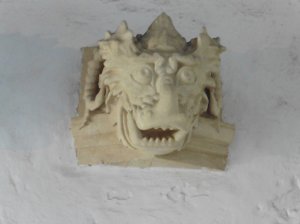 A friendly looking gargoyle